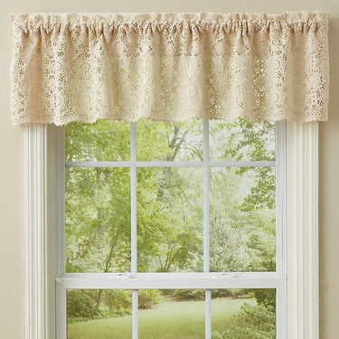 Lace Valance - Cream Park designs - The Fox Decor